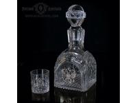 Хрустальные столовые сервизы с декором