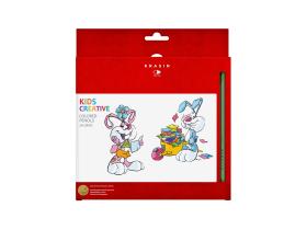 Цветные карандаши серии “Веселый кролик”