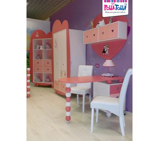 Фото 5 Комплект мебели в детскую для девочек "Маленькая принцесса", г.Верхняя Пышма 2015