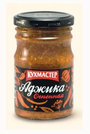 Аджика в стеклянных банках от производителя OOO «Кухмастер». Каталог ...