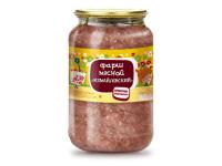 Консервы из мяса курицы в стеклобанке