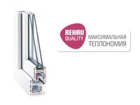Пластиковое окно с профилем REHAU Blitz Design