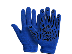 Защитные хлопковые перчатки "Тигр"
