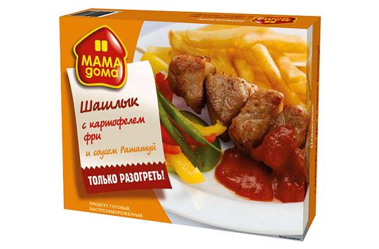 Фото 2 Замороженные готовые блюда в упаковке «МамаДома», г.Москва 2015
