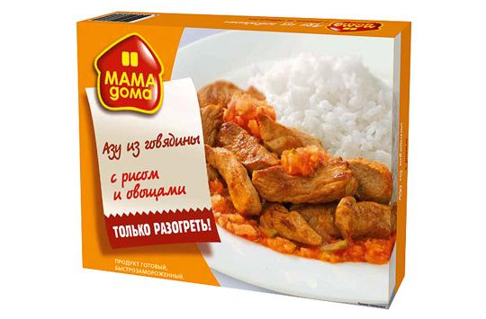 Фото 5 Замороженные готовые блюда в упаковке «МамаДома», г.Москва 2015