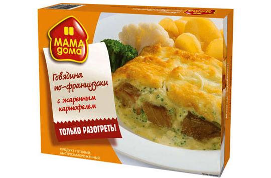 Фото 6 Замороженные готовые блюда в упаковке «МамаДома», г.Москва 2015
