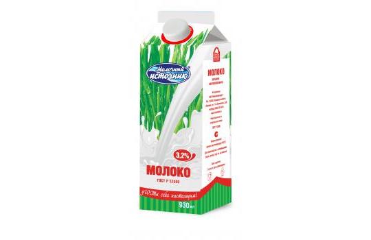 Фото 2 Молоко пастеризованное 2,5% «Молочный источник», г.Иваново 2015