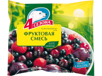 Замороженные фрукты и ягоды в упаковке