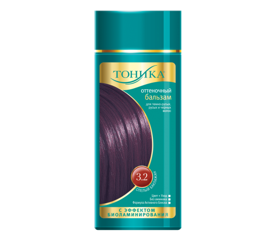 Фото 4 Оттеночные бальзамы для волос с эффектом биоламинирования «Тоника», г.Москва 2016