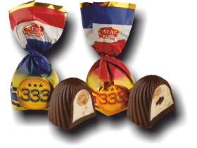 Весовые шоколадные конфеты с начинкой
