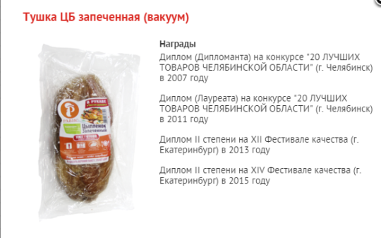 Фото 2 Запечённые продукты из мяса птицы (вакуум), г.Челябинск 2016
