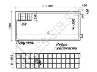 Скримерный бассейн с римской лестницей