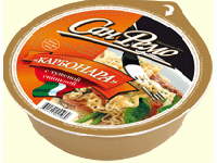 Лапша быстрого приготовления с натуральным мясом в соусе