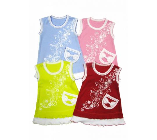 Фото 9 Трикотажные платья с шелкографией для девочек, г.Иваново 2016