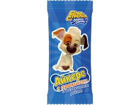 Шоколадные конфеты «Айкерс» с персонажами мультсериала «Белка и Стрелка озорная семейка»