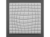 Гипсовые 3D-панели размером 600*600 мм.