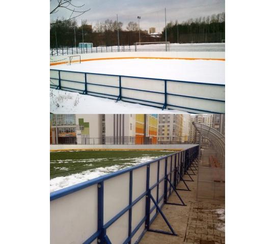 Фото 1 Хоккейные борта (Хоккейный корт 40х20м), г.Новосибирск 2016