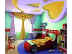 Детская кровать в форме машины для мальчика
