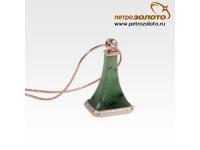 Золотой кулон с цепью