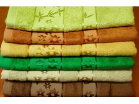 Махровые полотенца из волокон бамбука