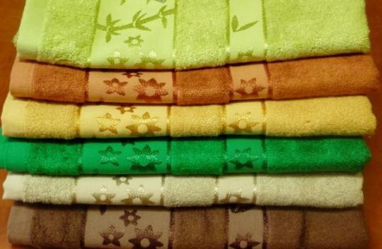 Фото 5 Махровые полотенца из волокон бамбука, г.Самара 2016