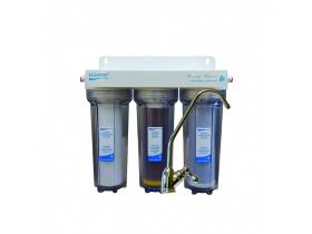 Трехступенчатый фильтр для очистки питьевой воды