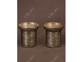 Подарочный чайный набор из серебра с гравировкой