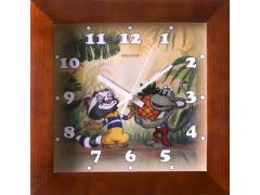 Фото 1 Настенные часы в деревянной рамке, г.Новосибирск 2016