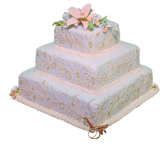 Фото 4 Свадебные торты с украшениями, г.Иркутск 2016