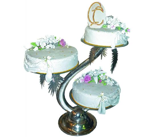 Фото 5 Свадебные торты с украшениями, г.Иркутск 2016