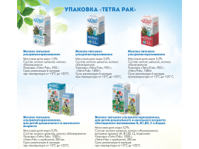 Молоко питьевое ультрапастеризованное Tetra Pack