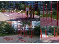 Спортивное оборудование Workout (типовые площадки для ГТО)