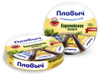 Плавленый сыр в сегментированной упаковке