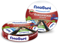 Плавленый сыр в сегментированной упаковке