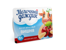 Натуральный йогурт с фруктами и ягодами