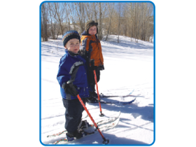 Прогулочные детские лыжи NLF Smile