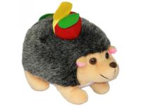 Мягкая игрушка «Ежик с яблоком» (норковый)