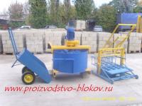 Вибростанок для шлакоблоков ЭСТ-3 на 3 блока.