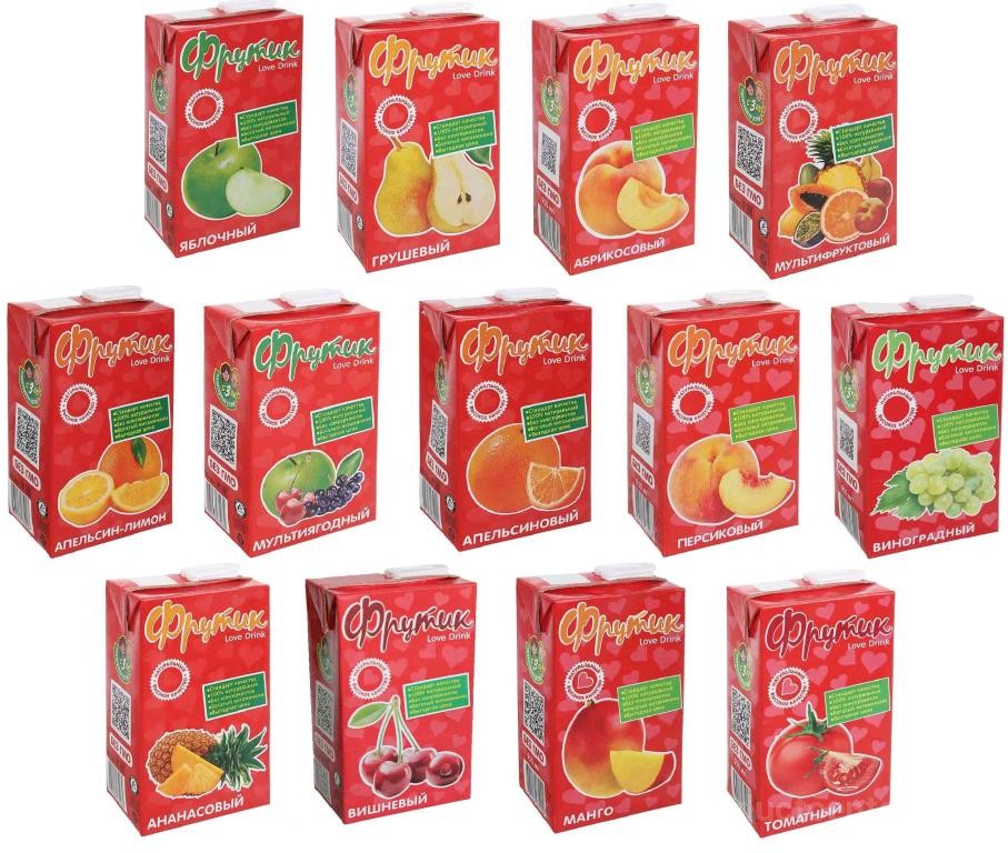 Натуральные напитки ТМ «Фруктик» от производителя Завод «Фруктолайн ...