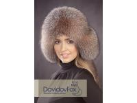 Женские шапки из натурального блюфроста