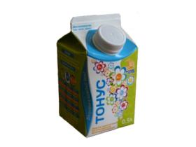 Молочные напитки в тетрапаке с крышкой
