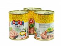 Консервы мясные в жестяных банках