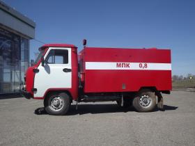 Автоцистерна пожарная АЦ-0.8 на базе УАЗ 330365