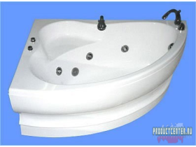 Гелькоутная, акриловая ванна CleanLine Афродита 150*120 левая/правая