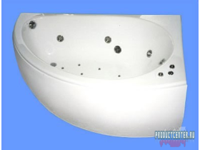 Гелькоутная, акриловая ванна CleanLine Даяна 170*120*65 левая/правая