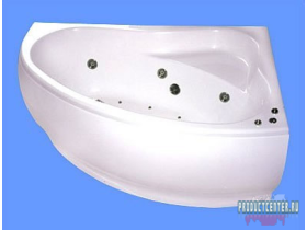 Гелькоутная, акриловая ванна CleanLine Супер-Даяна 170*120 левая/правая
