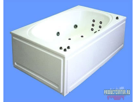 Гелькоутная, акриловая ванна CleanLine Венеция 180*110