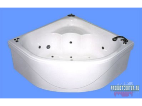 Гелькоутная, акриловая ванна CleanLine Ривьера 160*160*75