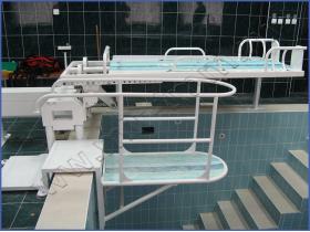 Комплекс изделий для проведения вертикального подводного вытяжение позвоночника в бассейне КИВ ПВП - «ТММ«