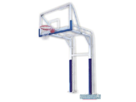 Баскетбольная стойка стационарная на двух опорах